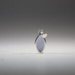 Blauwe Chalcedoon hanger