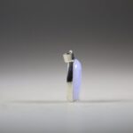 Blauwe Chalcedoon hanger