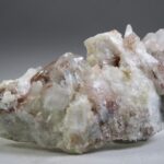 Blauwe fantoom clusters, met veelal Hematiet uit Bahia, Brazilië