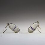 Blue John Fluoriet Oorhangers