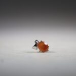 Carneool facet geslepen Hanger