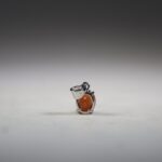 Carneool facet geslepen Hanger