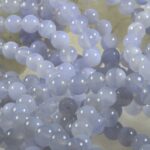 Blauwe Chalcedoon armbandje