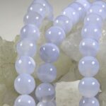 Blauwe Chalcedoon armbandje