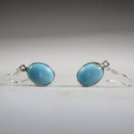 Chrysocolla Oorhangers