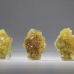 Gele Fluoriet, helderwit Calciet, Bariet uit Spanje