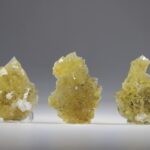 Gele Fluoriet, helderwit Calciet, Bariet uit Spanje