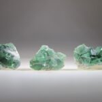 Fluoriet ruwe groene uit Madagaskar