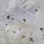Gilalite en Pyriet in kwarts (Medusa stone)