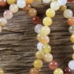 Jade Golden Silk armbandje (donker)