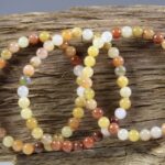 Jade Golden Silk armbandje (donker)