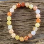 Jade Golden Silk armbandje (donker)