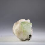 Apofylliet (groene) met Stilbiet en soms Heulandiet (Hieros Gamos)