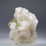 Apofylliet (groene) met Stilbiet en soms Heulandiet (Hieros Gamos)