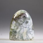 Heulandiet (veelal groen) met Stilbiet