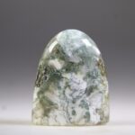 Heulandiet (veelal groen) met Stilbiet