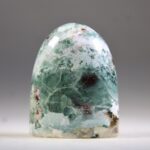 Heulandiet (veelal groen) met Stilbiet