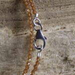 Hessoniet (Oranje Granaat) ketting 2 mm