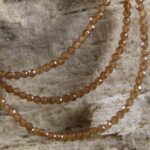 Hessoniet (Oranje Granaat) ketting 2 mm