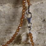 Hessoniet (Oranje Granaat) ketting 3 mm