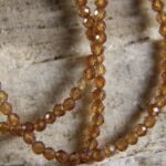 Hessoniet (Oranje Granaat) ketting 3 mm