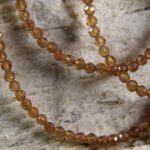 Hessoniet (Oranje Granaat) ketting 3 mm