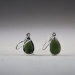 Jade oorhangers (groene)