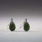 Jade oorhangers (groene)