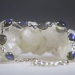 Labradoriet armband (blauw)