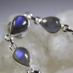 Labradoriet armband (blauw)