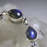 Labradoriet armband (blauw)
