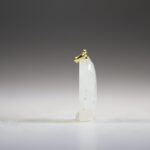 Maansteen (Blauwe of Regenboog) Hanger (gold plated)