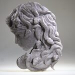 Medusa van Zilver Obsidiaan