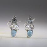 Ocean Blue Oorhangers