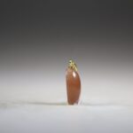 Perzik Maansteen Hanger (gold plated)
