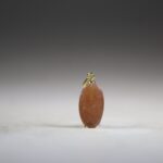 Perzik Maansteen Hanger (gold plated)