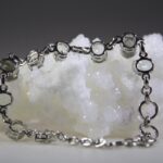 Prasiolietkwarts armband, facet geslepen