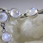 Maansteen (Blauwe of Regenboog) armband