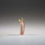 Rhodochrosiet hanger (gold plated)