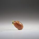 Rhodochrosiet hanger (gold plated)