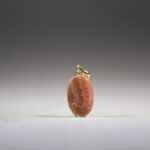 Rhodochrosiet hanger (gold plated)