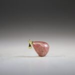 Rhodochrosiet hanger (gold plated)