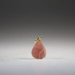 Rhodochrosiet hanger (gold plated)