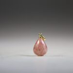 Rhodochrosiet hanger (gold plated)