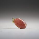 Rhodochrosiet hanger (gold plated)