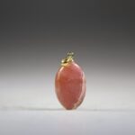 Rhodochrosiet hanger (gold plated)