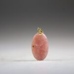 Rhodochrosiet hanger (gold plated)