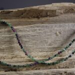 Robijn Zoïsiet ketting 3mm