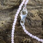 Roze Andesopaal ketting 2 mm