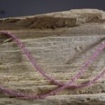 Roze Toermalijn ketting 3 mm